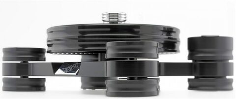 Transrotor Dark Star Black with Base For 9" Tonearm