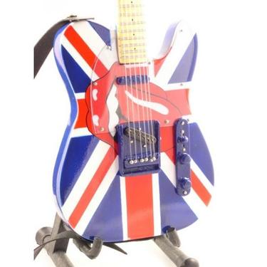 Mini Guitar Replica Rolling Stones Keith Richards UK&Tongue
