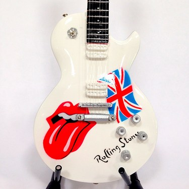 Mini Guitar Replica Rolling Stones Tribute-2