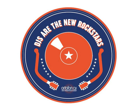 Ortofon DJ Slipmat "DJs Are The New Rockstars" Set (2 pcs.)