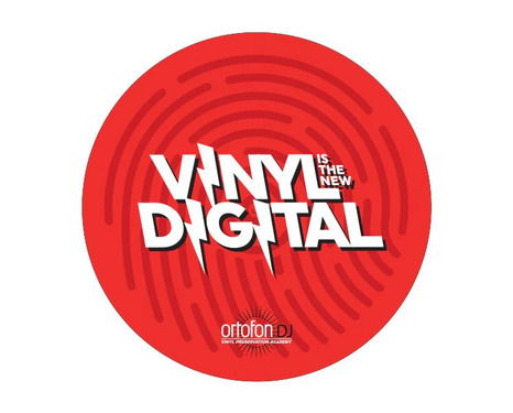 Ortofon DJ Slipmat "Vinyl Is The New Digital" Set (2 pcs.)