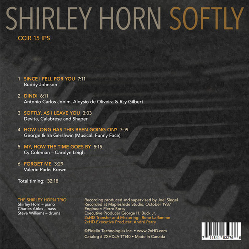 Shirley Horn Softly Master Quality Reel To Reel Tape (1 Reel)