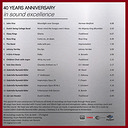 Various Artists 40 Years Anniversary In Sound Excellence Master Quality Reel To Reel Tape (1 Reel)