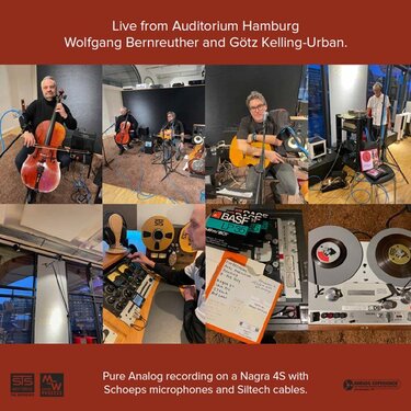 Wolfgang Bernreuther And Gotz Kelling Urban Auditorium Hamburg Live Master Quality Reel To Reel Tape (1 Reel)