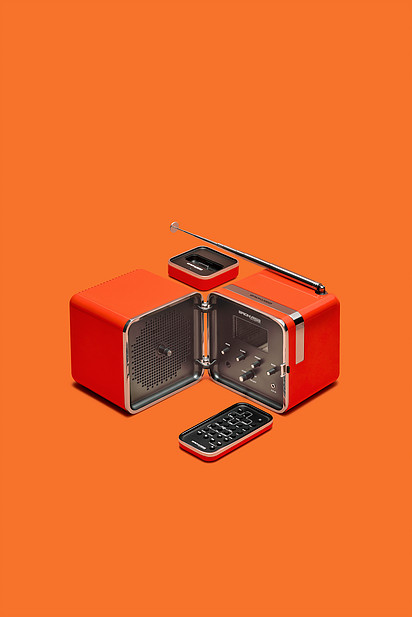 Brionvega Radiocubo.it TS525 WIFI Sun Orange