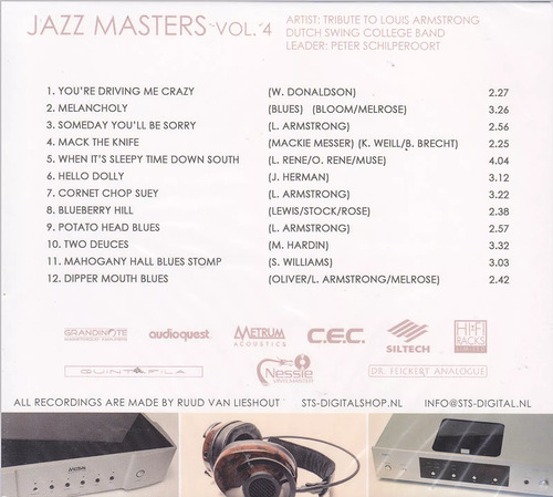 Various Artists Jazz Masters Legendary Jazz Recordings Vol.4 CD