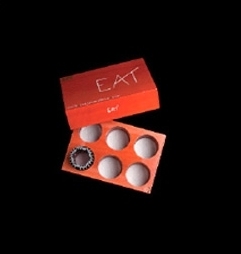 EAT Wooden Box Red