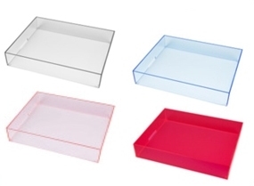 EAT С-Sharp Acrylic Dust Cover Deep Red
