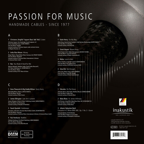 Various Artists In-Akustik: Passion for Music 45RPM (2 LP)