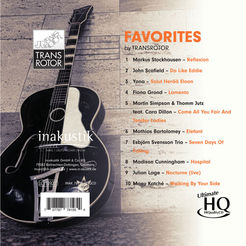 Various Artists Favorites by Transrotor UHQCD