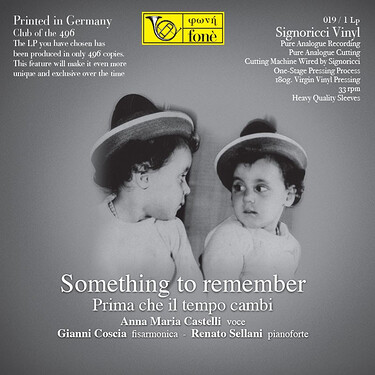 Anna Maria Castelli, Gianni Coscia & Renato Sellani Something to Remember