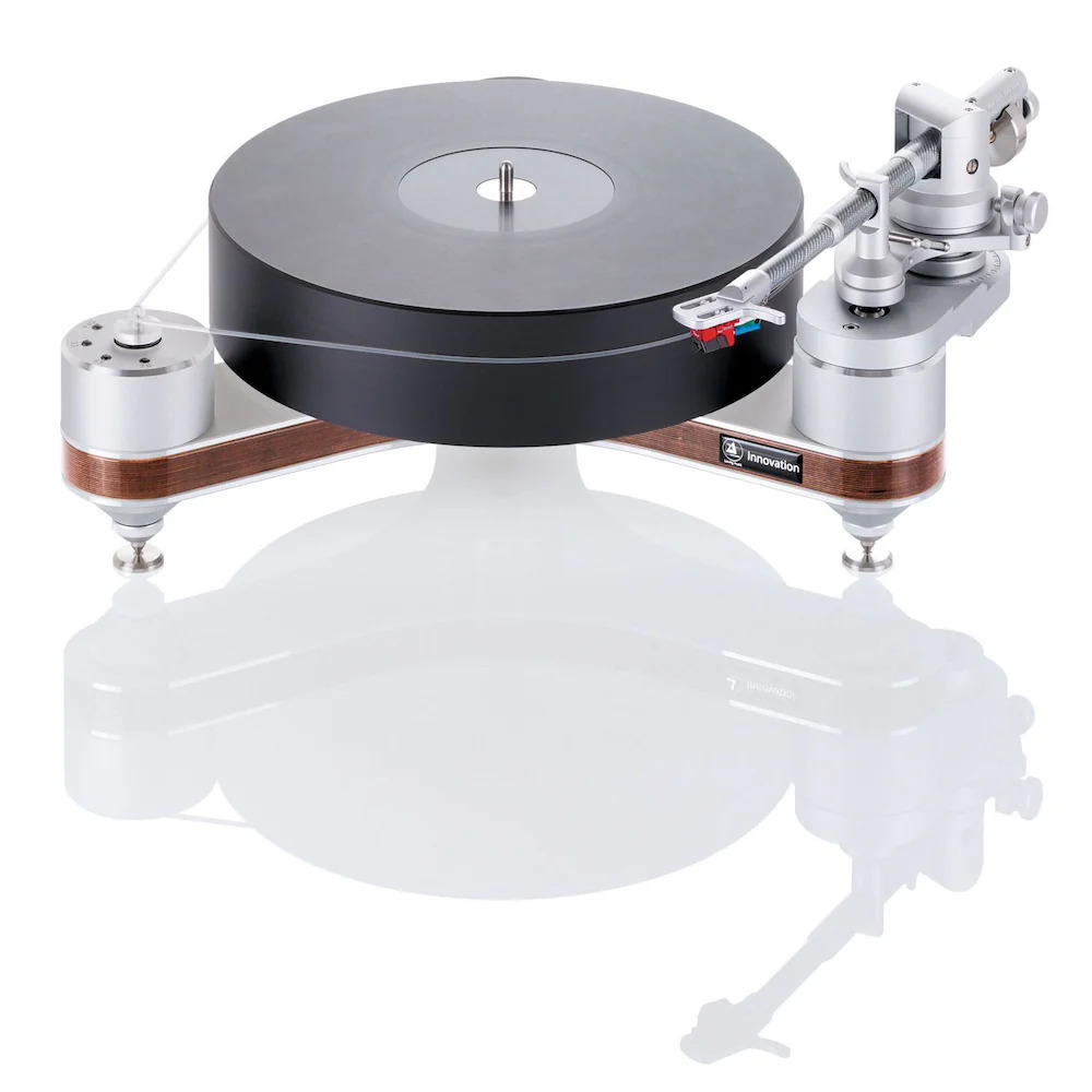 Clearaudio Innovation Compact Without Tonearm Natural Wood/Parts Silver/Platter Black