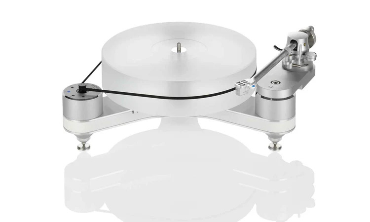 Clearaudio Innovation Compact Without Tonearm White Lacquer/Parts Silver/Platter Acrylic