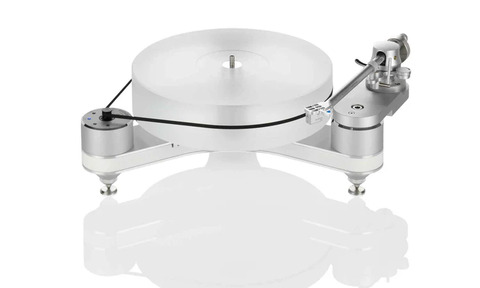 Clearaudio Innovation Compact Without Tonearm White Lacquer/Parts Silver/Platter Acrylic
