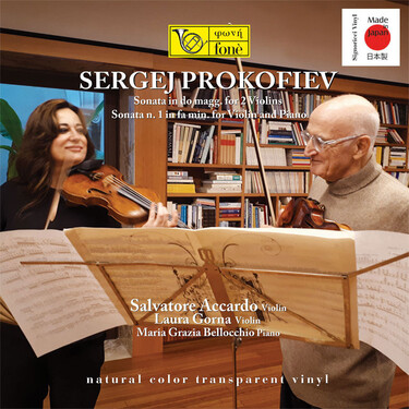 Salvatore Accardo, Laura Gorna & Maria Grazia Bellocchio Prokofiev Sonate for Violin and Piano Op.56 and Op.80 Transparent Vinyl