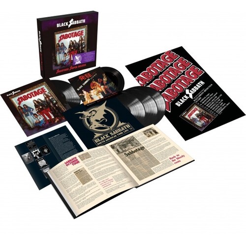 Black Sabbath Sabotage Super Deluxe Box Set (4 LP + 45RPM 7