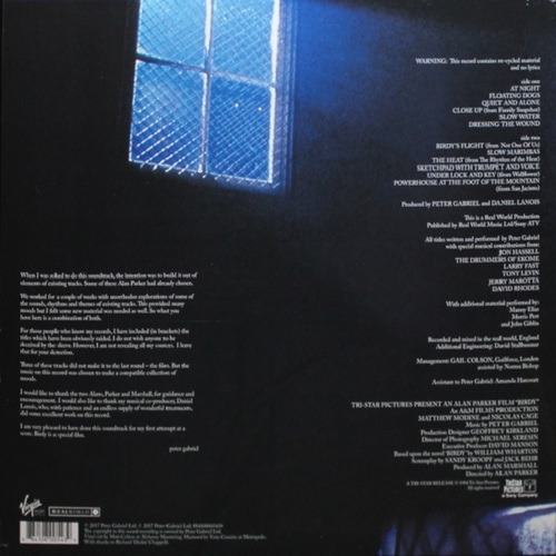 OST Birdy by Peter Gabriel