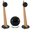 Cabasse PEARL SUB BLACK & 2x BALTIC ON STAND LIGHT OAK / BLACK