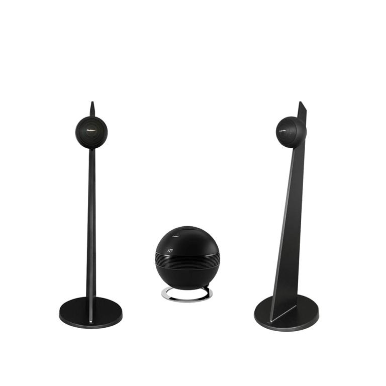 Cabasse PEARL SUB BLACK & 2x IO³ ON STAND BLACK / BLACK