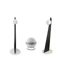 Cabasse PEARL SUB WHITE & 2x IO³ ON STAND BLACK / WHITE