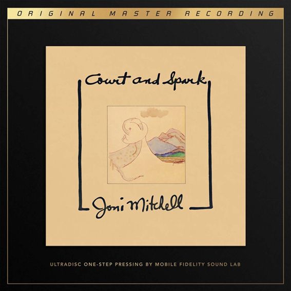 Joni Mitchell Court and Spark 45RPM SuperVinyl Ultradisc One-Step Box Set (2 LP)