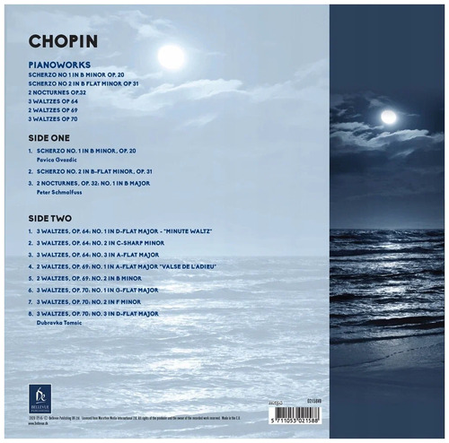 Pavica Gvozdic, Peter Schmalfuss, Dubravka Tomsic Chopin: Pianoworks