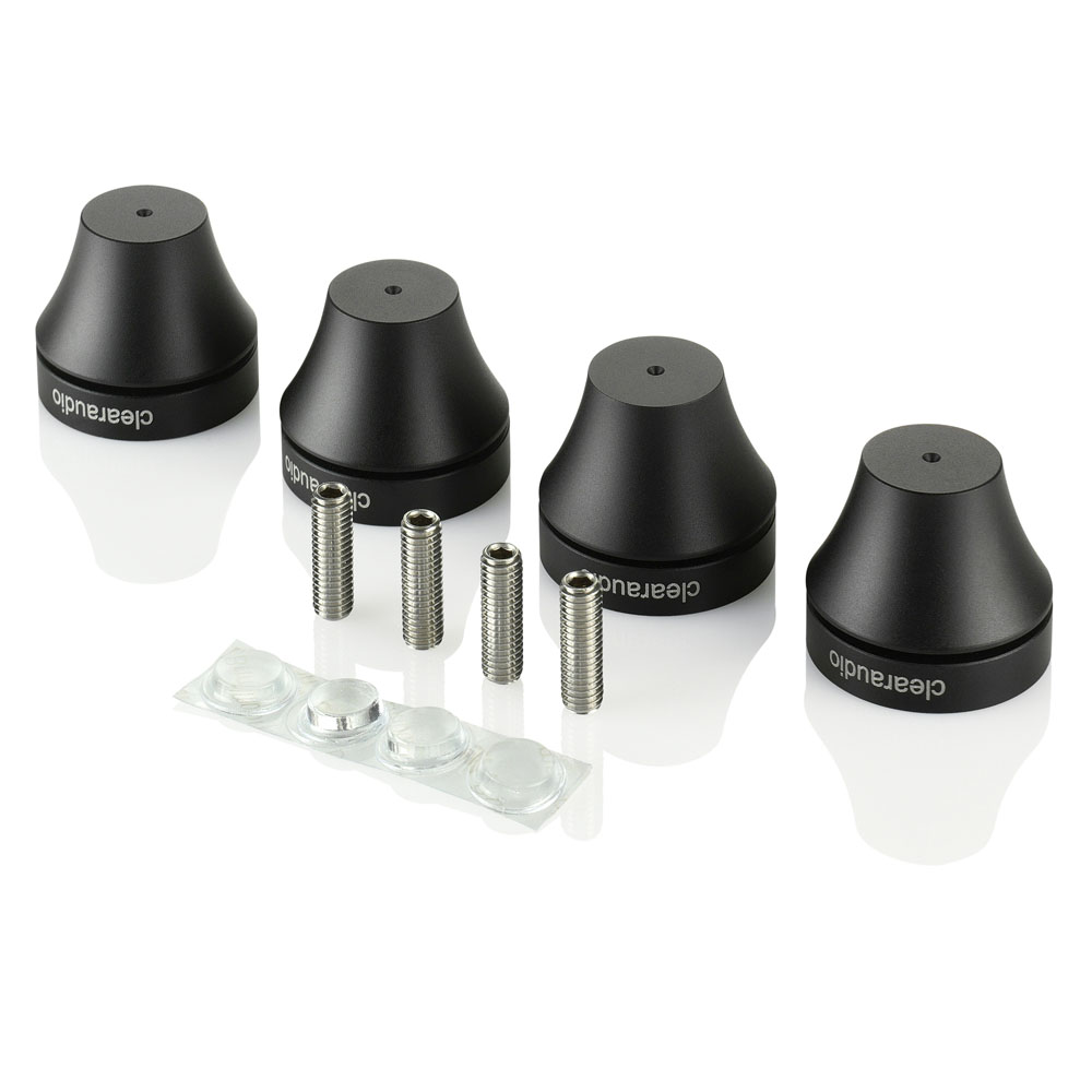 Clearaudio Perfect Points Direct Coupling Black Set (4 pcs.)