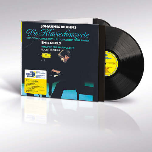 Emil Gilels, Eugen Jochum & Berliner Philharmoniker Johannes Brahms The Piano Concertos Nos.1 & 2 (The Original Source Series) (2 LP)