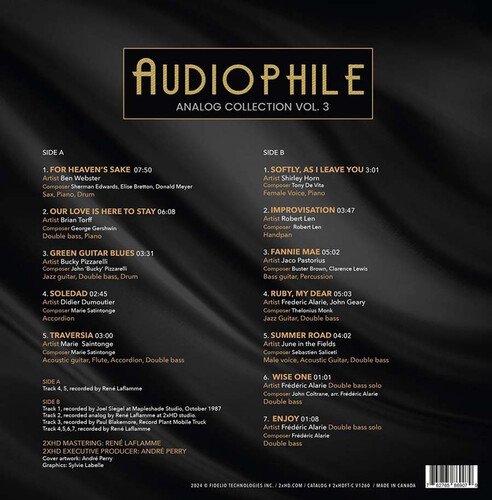 Various Artists Audiophile Analogue Collection Vol.3