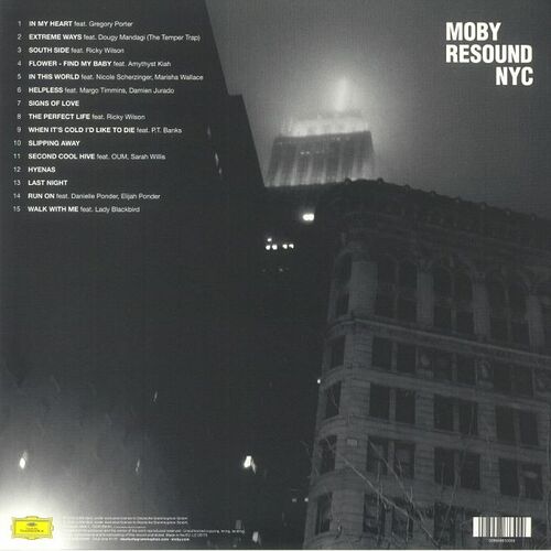 Moby Resound NYC Crystal Clear Vinyl (2 LP)