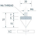 IsoTek M6 Spike & Shoe Upgrade Kit Set (4+4 pcs.)