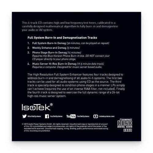 Isotek High Resolution Full System Enhancer CD & RIAA Filter