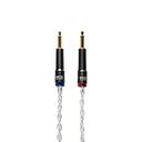 Meze Mono 3.5 mm to 2.5 mm - 1.3 m Silver-Plated PCUHD Premium Cable