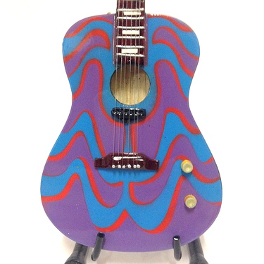 Mini Guitar Replica The Beatles John Lennon Acoustic Psychedelic