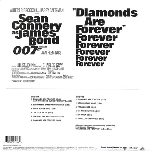 OST James Bond Diamonds Are Forever