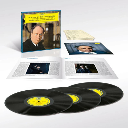 Rafael Kubelik & Berliner Philharmoniker Schumann The 4 Symphonies Box Set (3 LP)
