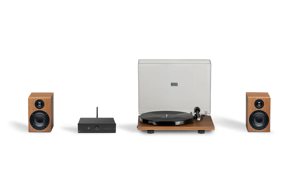 Pro-Ject Audio Stereo Set E Phono System Walnut/Black