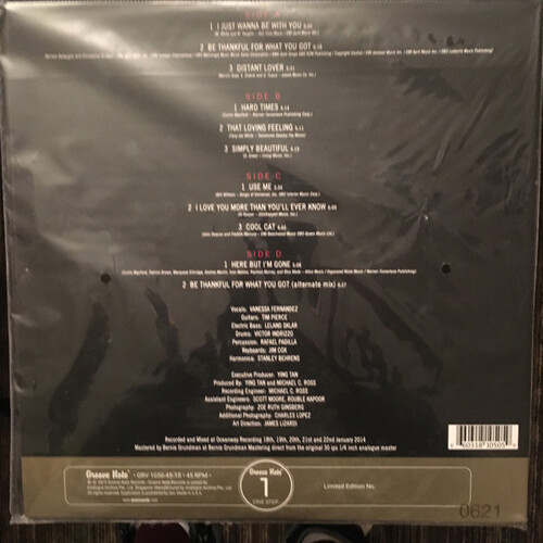 Vanessa Fernandez Use Me One-Step 45RPM (2 LP)