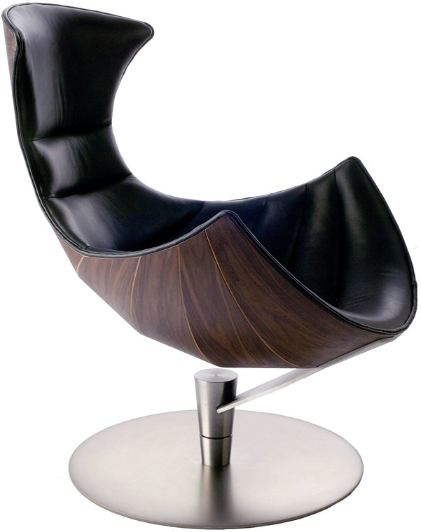 Gamut Lobster Chair Walnut/Black