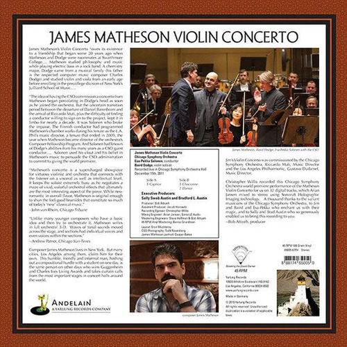 James Matheson Violin Concerto 45RPM