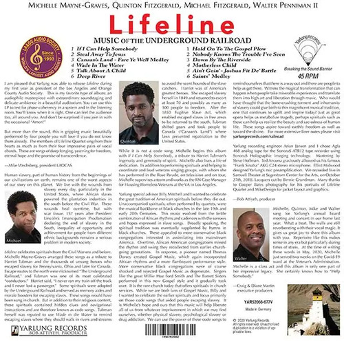 Lifeline Quartet Lifeline: Music Of The Underground Railroad 45RPM