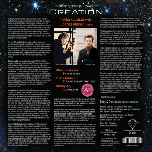 Pekka Kuusisto & Joonas Ahonen Symmetria Pario: Creation 45RPM