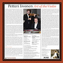 Petteri Iivonen Art Of The Violin