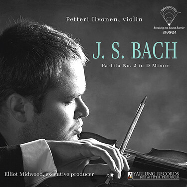 Petteri Iivonen J.S. Bach Partita No.2 in D Minor 45RPM