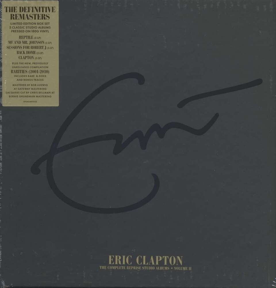 Eric Clapton The Complete Reprise Studio Albums Volume II Box Set (10 LP)