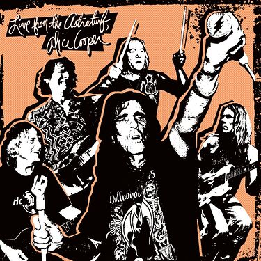 Alice Cooper Band Live From The Astroturf Mastertape Studio Quality Reel To Reel Tape (2 Reels)