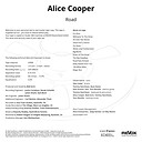 Alice Cooper Road Mastertape Standard Quality Reel To Reel Tape (1 Reel)