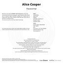 Alice Cooper Paranormal Original Master Vinyl