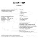 Alice Cooper Paranormal Mastertape Studio Quality Reel To Reel Tape (2 Reels)