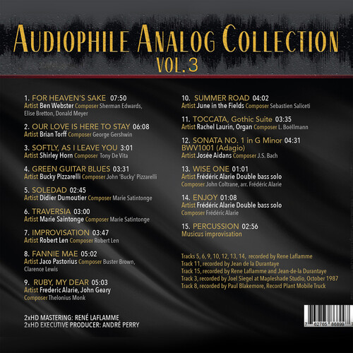 Audiophile Analog Collection Vol.3 CD
